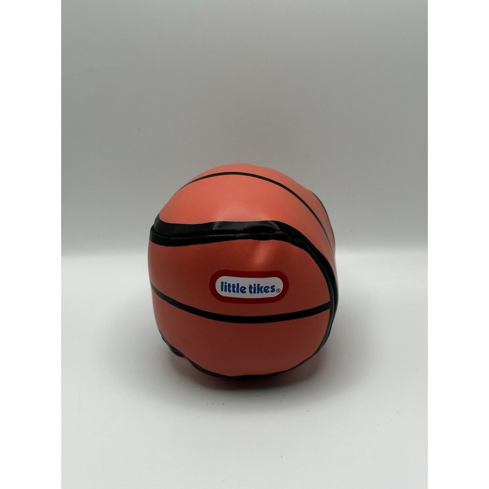 Little Tikes Soft Plush Basketball Toy Orange Black Stitched Vinyl Kids